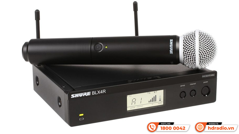 Thiết kế Micro Shure BLX24RA/SM58