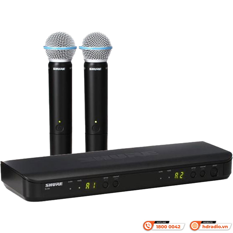 Micro không dây Shure BLX288A B58