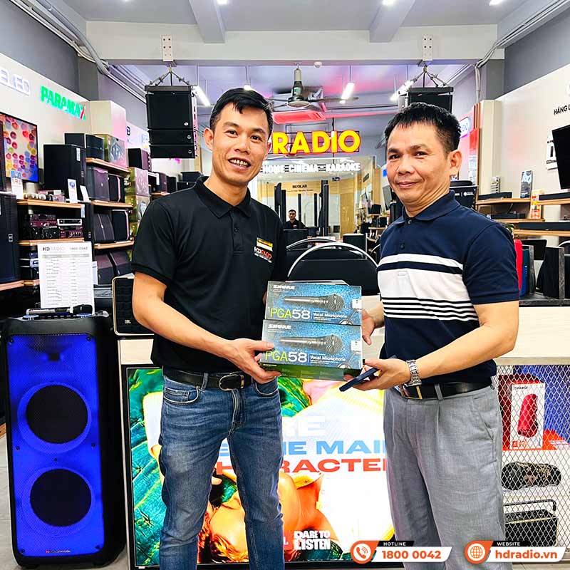 Micro có dây Shure PGA58 QTR, Dây dài 4.5m-2