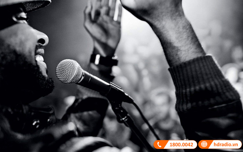 micro shure sm58s tich hop bo loc hinh cau