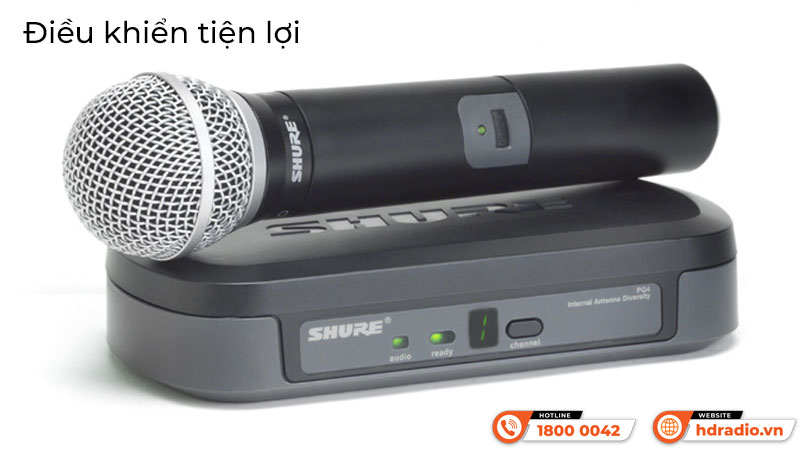 Điều khiển Bộ micro không dây Shure PG24E/PG58