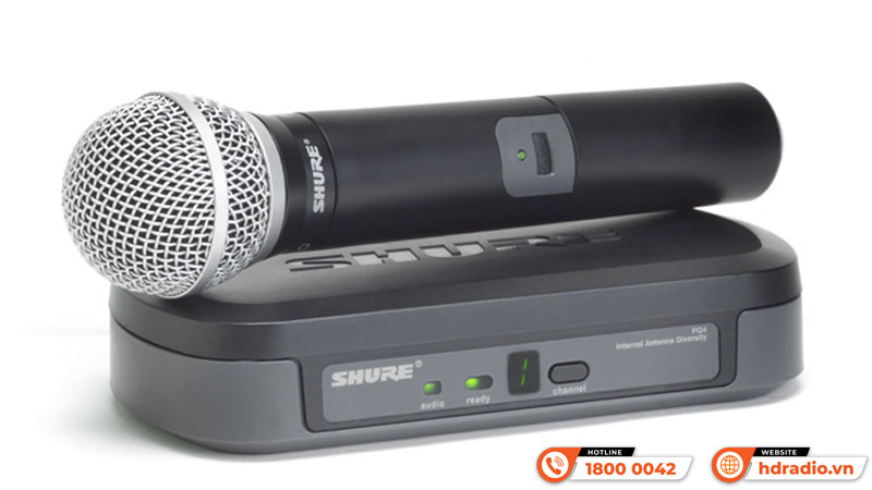 Kết nối Bộ thu và phát Shure PG24/PG58