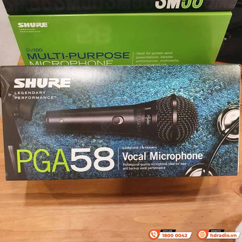 Micro Shure PGA58LC (Hãng không kèm dây mic)-4
