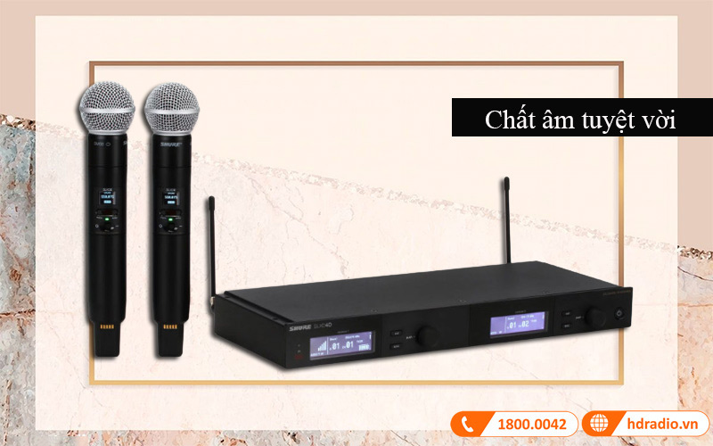 Micro Shure SLXD24DA/SM58