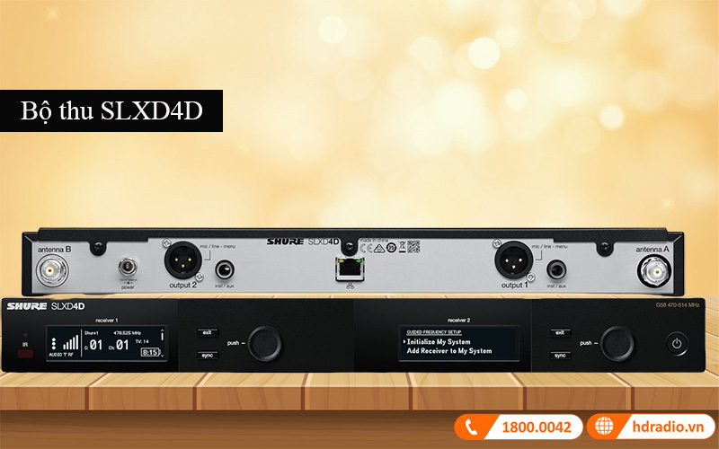 Micro Shure SLXD24DA/SM58