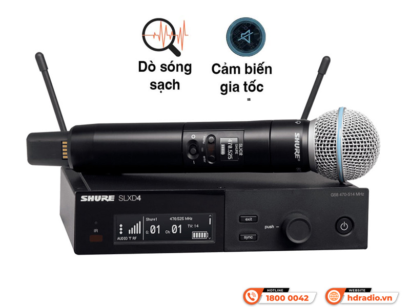 Micro không dây Shure SLXD24/B58