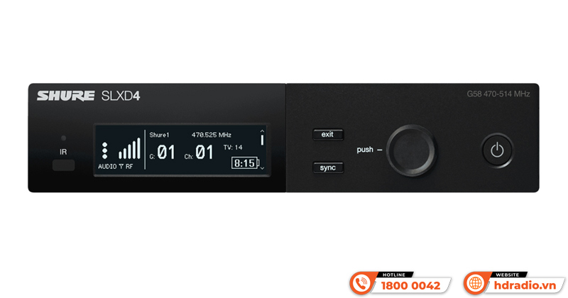 Micro không dây Shure SLXD24A/B87