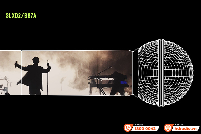 Micro Shure SLXD2/B87A