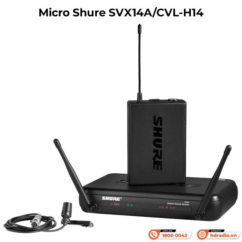 Micro Shure SVX14A/CVL-H14