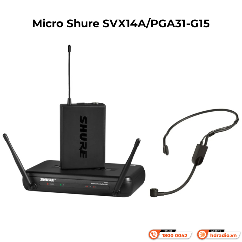 Micro Shure SVX14A/PGA31-G15