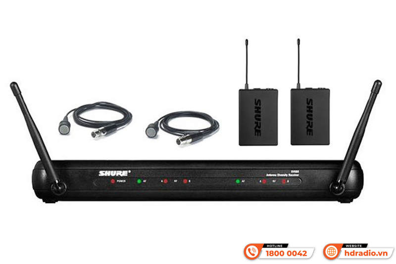 Micro Shure SVX188a/CVL-J9