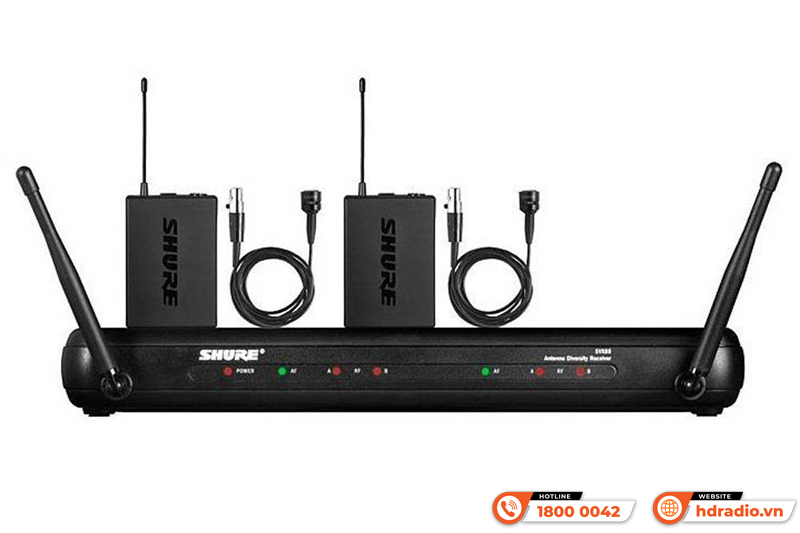 Micro Shure SVX188a/CVL-J9