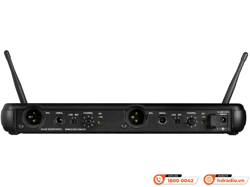 Micro Shure SVX188a/CVL-J9