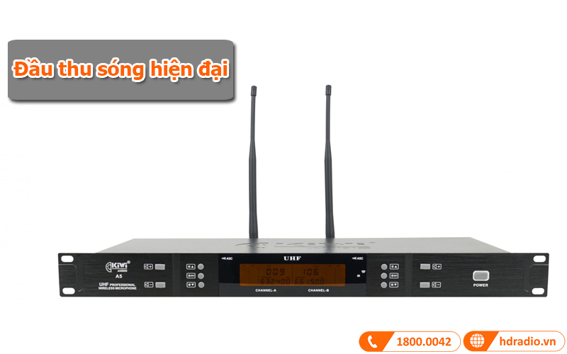 dau thu song micro khong day kiwi a5 2022