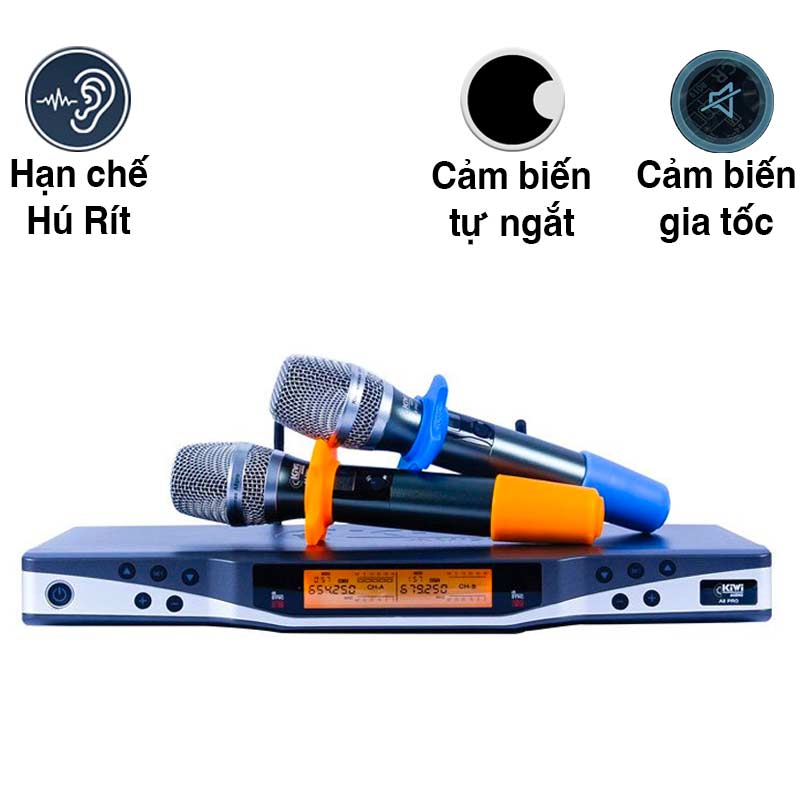 Micro Không Dây Kiwi A8 Pro, Cảm biết gia tốc, Cảm biến tự ngắt