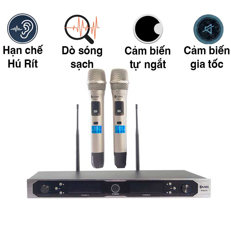 Micro không dây Kiwi A6 Pro