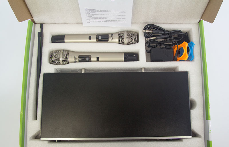 Mở hộp full phụ kiện của micro Kiwi A6   