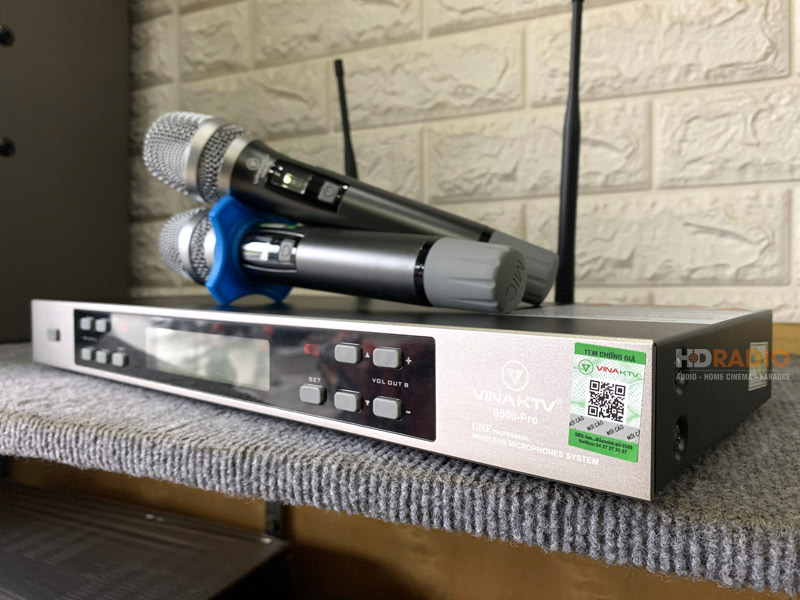 bộ micro không dây VinaKTV S500 PRO
