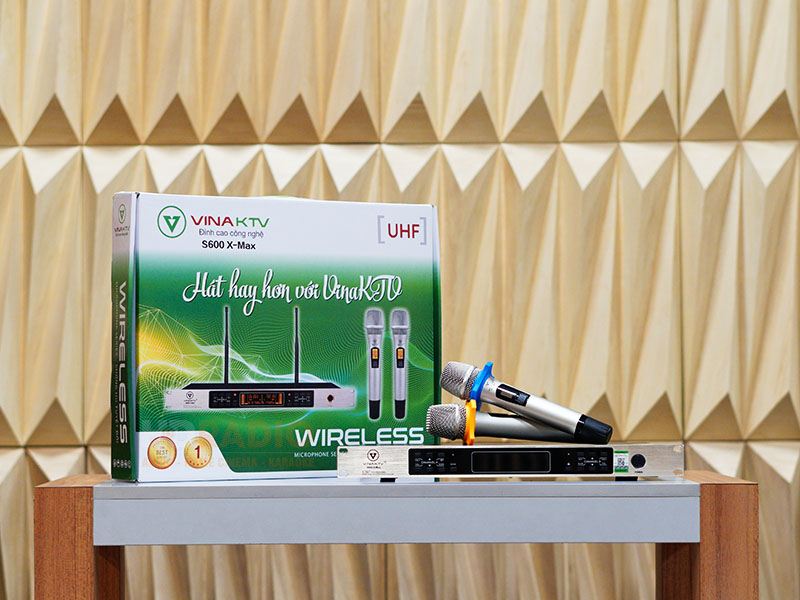 Micro không dây VinaKTV S600X max