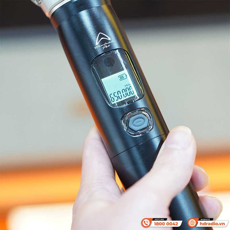 Micro không dây Wharfedale Aeroline Vocal Wireless, LCD, 650-700 MHz-10