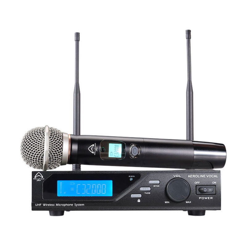 Micro không dây Wharfedale Aeroline Vocal Wireless, LCD, 650-700 MHz
