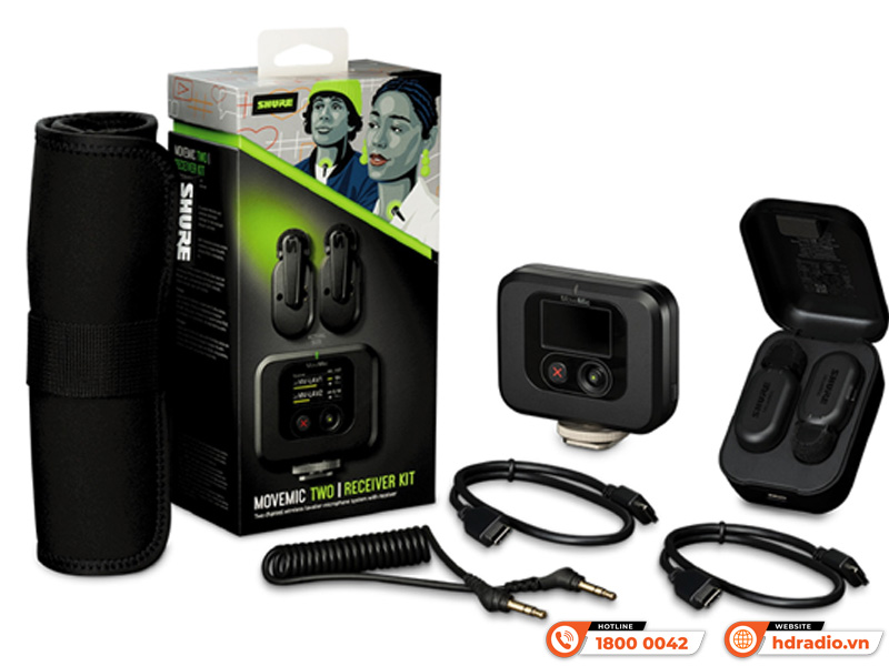 Bộ thu âm Shure MoveMic Two Receiver Kit
