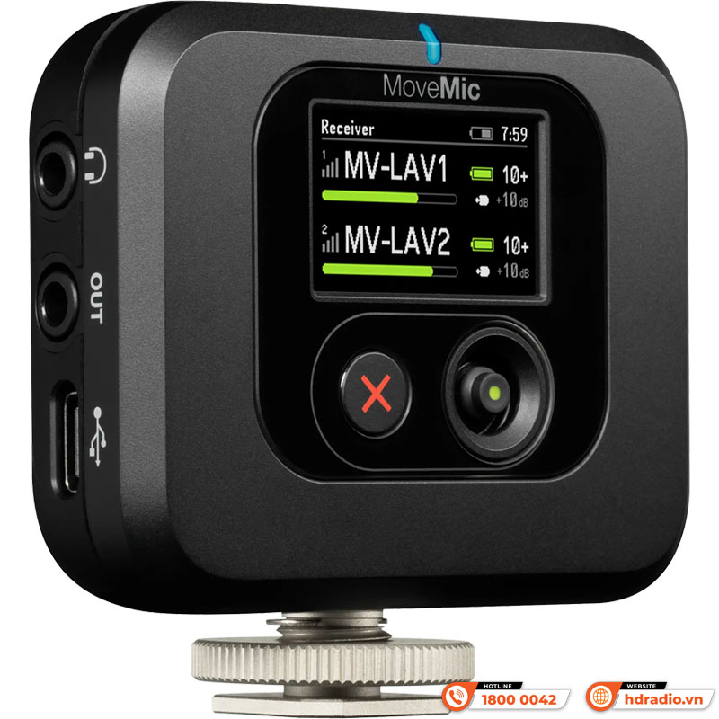 Bộ thu âm Shure MoveMic Two Receiver Kit