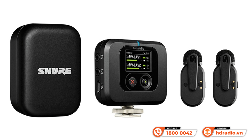 Bộ thu âm Shure MoveMic Two Receiver Kit