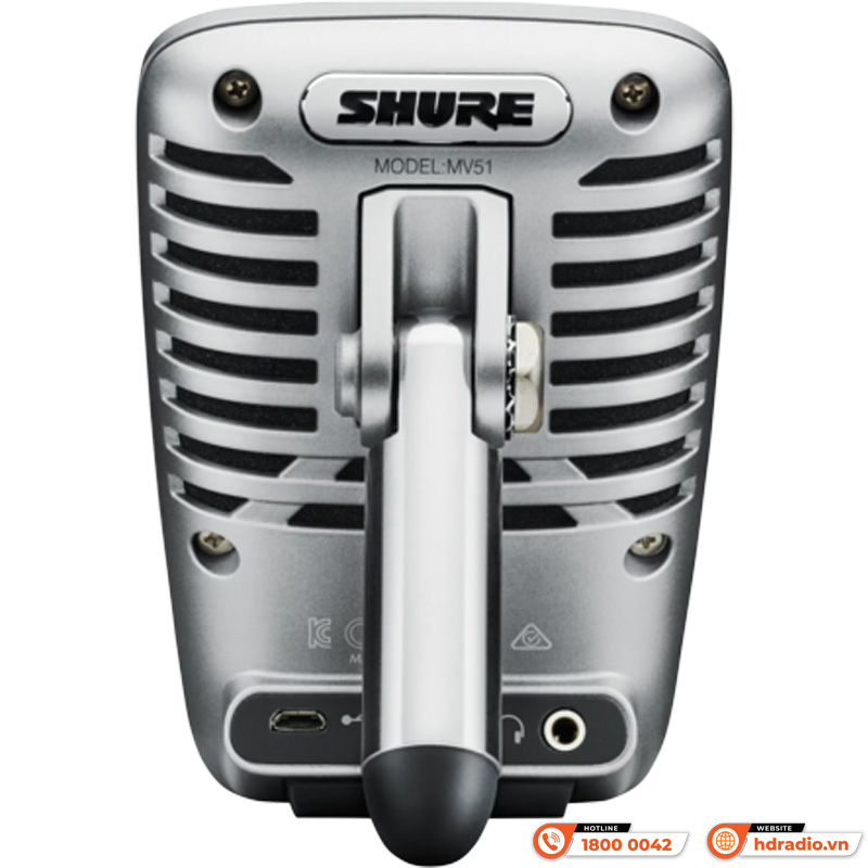 Micro Shure MV51, micro thu âm-1