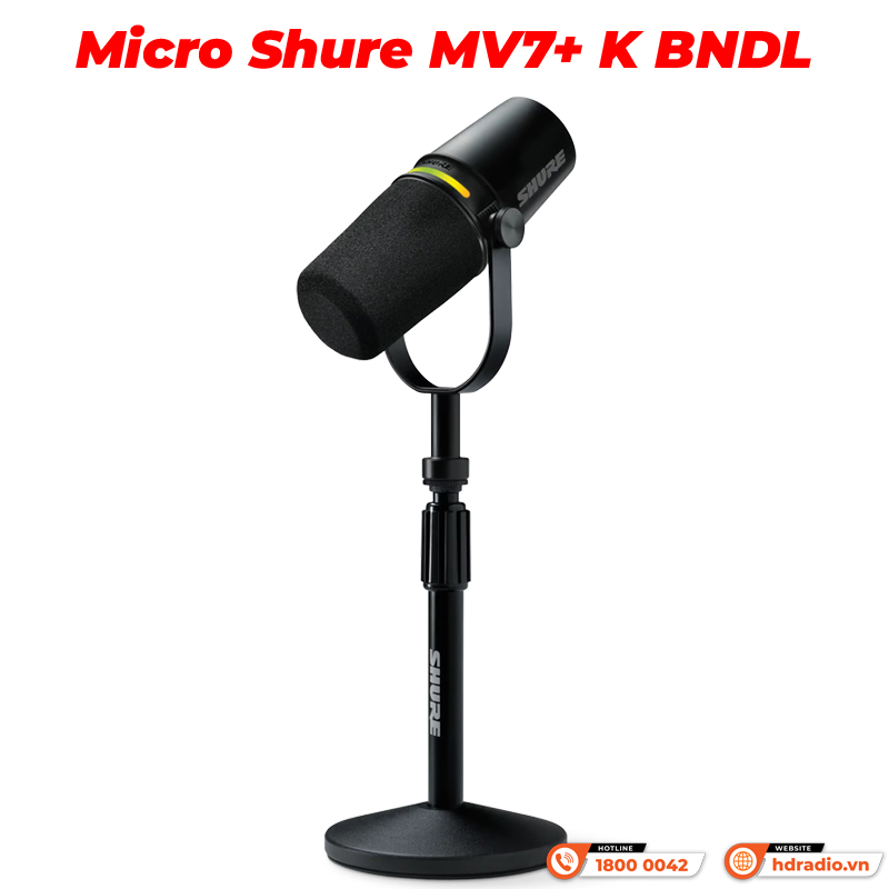 Micro Shure MV7+ K BNDL