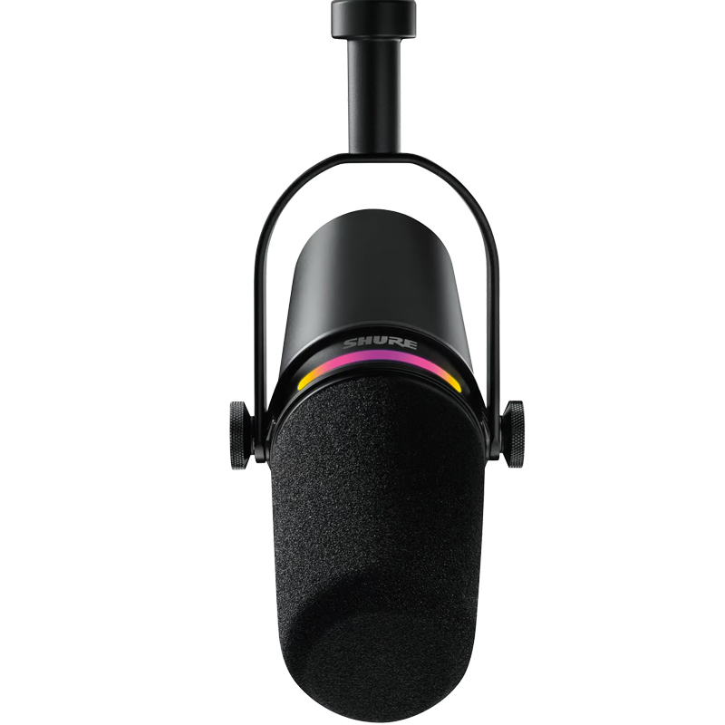 Micro Shure MV7+ (Plus) Led đẹp, DSP, USB-C, XLR, AUX-2