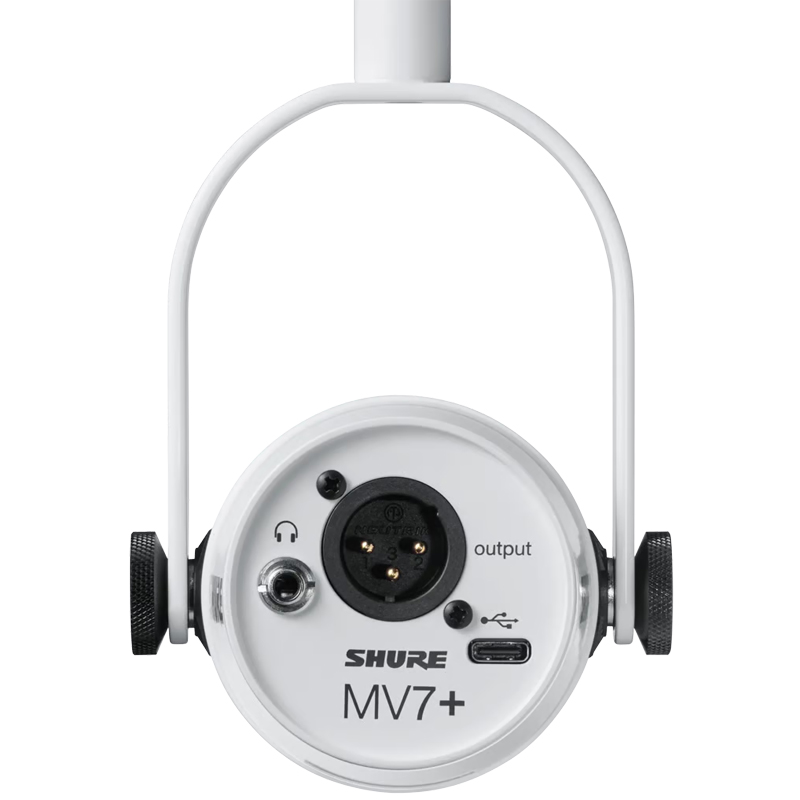 Micro Shure MV7+ (Plus) Led đẹp, DSP, USB-C, XLR, AUX-8