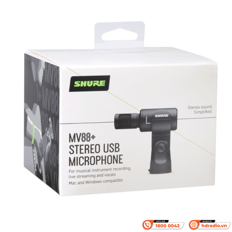 Micro Shure MV88+ Stereo USB, micro thu âm-7