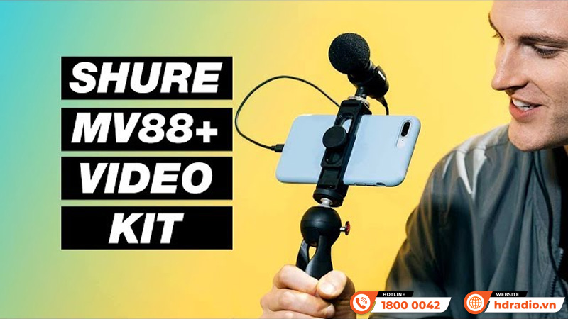 Bộ Micro Thu Âm SHURE MV88+ Video Kit