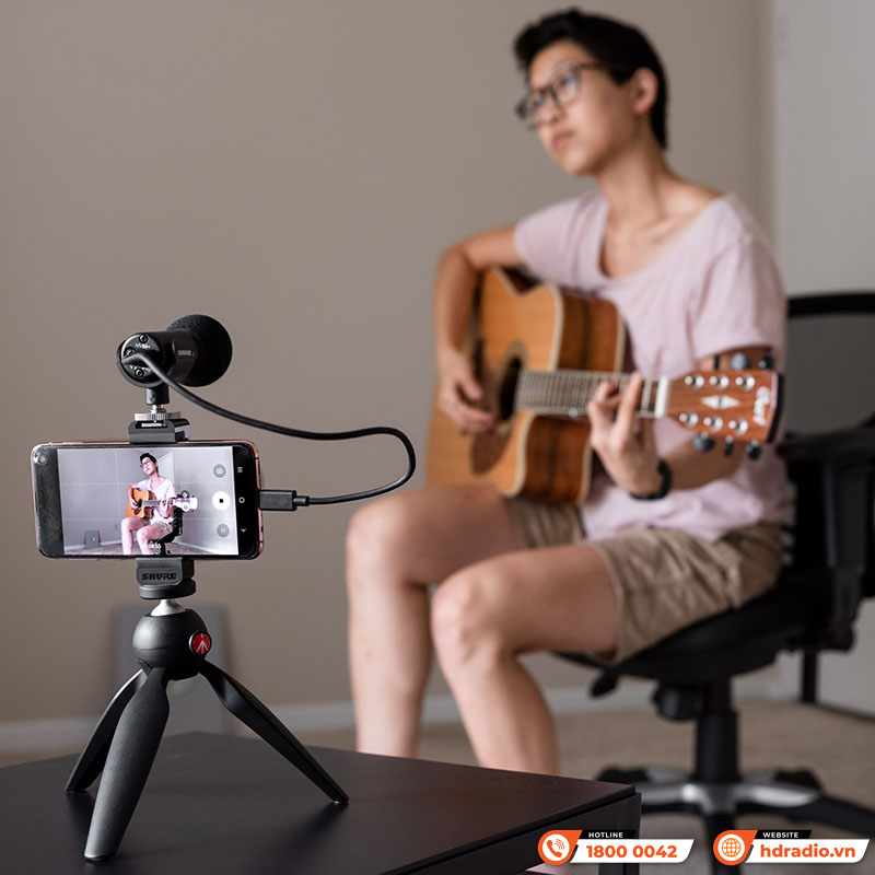 Bộ Micro Thu Âm SHURE MV88+ Video Kit, micro thu âm-8