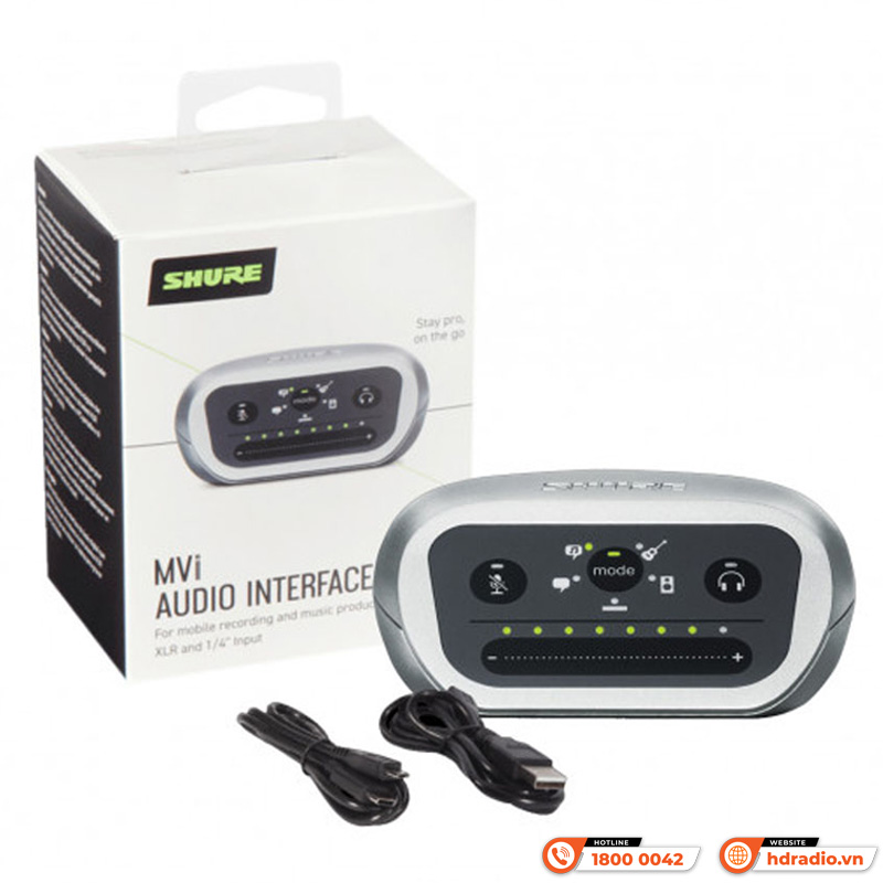 Micro Shure MVI-A, micro thu âm-3