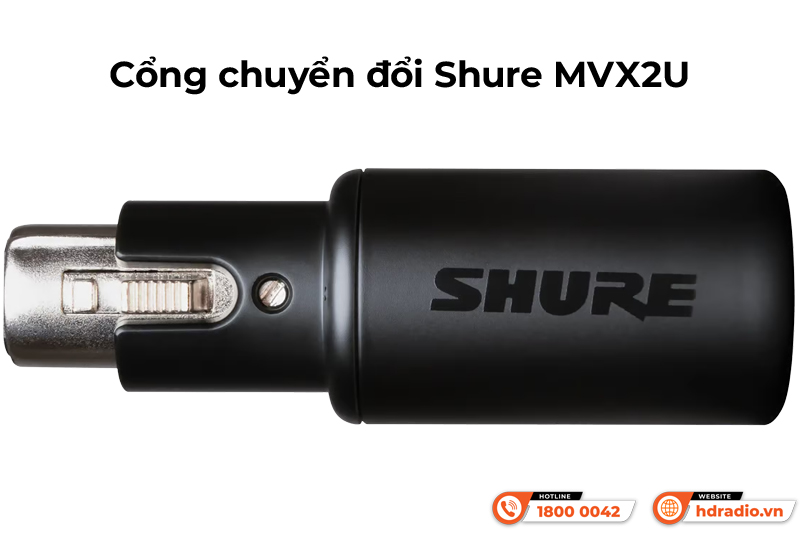 Cổng chuyển đổi Shure MVX2U Cổng chuyển đổi Shure MVX2U