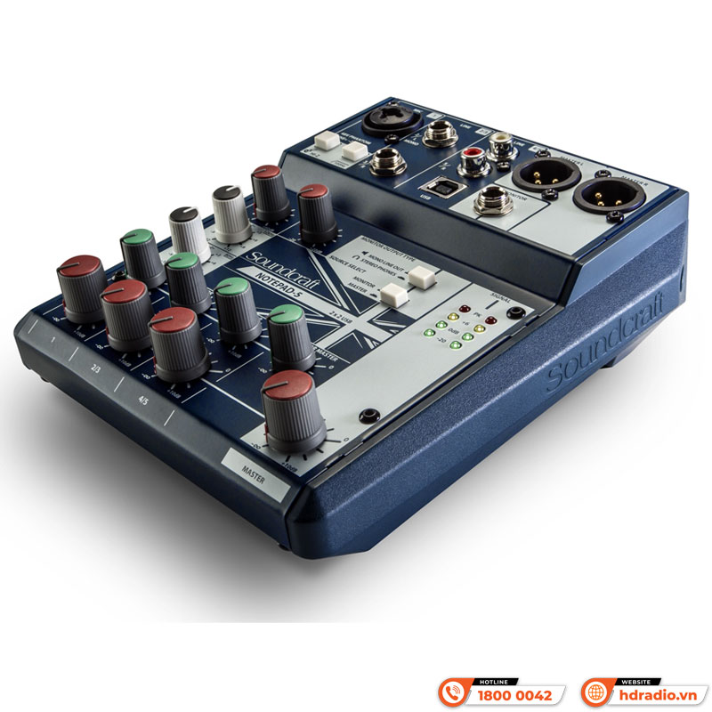 Bàn Mixer Soundcraft Notepad 5FX