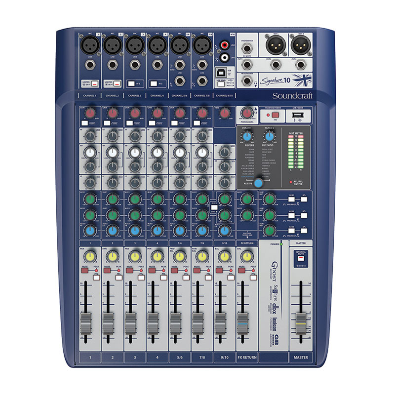 Bàn Mixer Soundcraft Signature 10