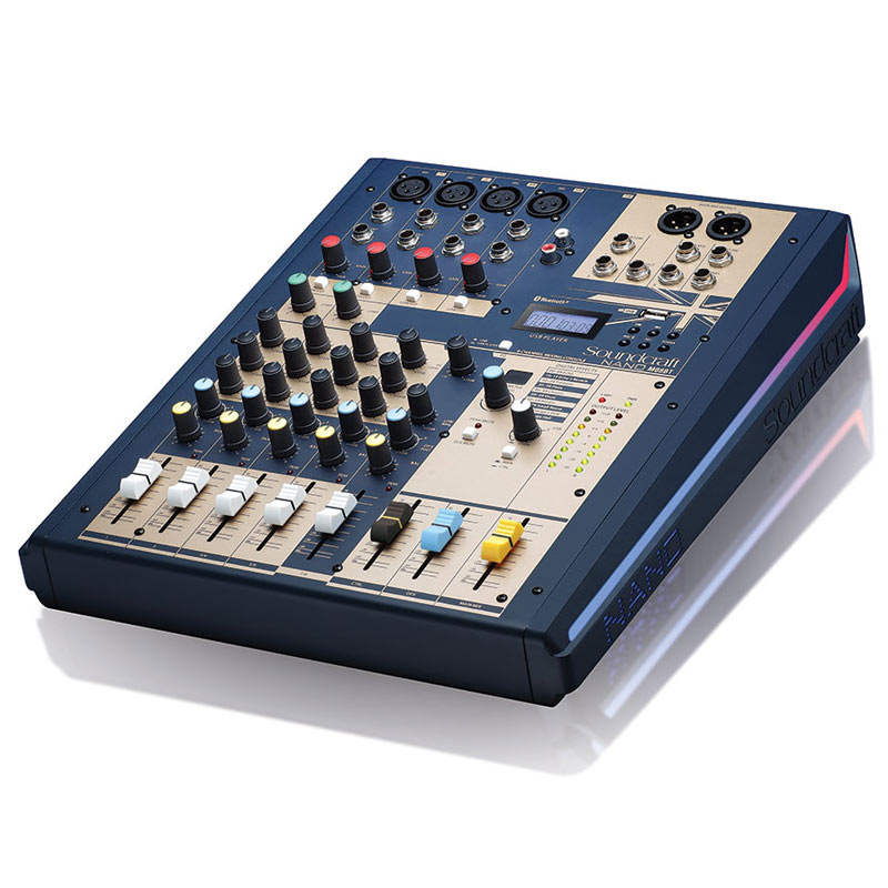 Bàn Mixer Soundcraft NANO M08BT, 8 Kênh, Bluetooth, thu âm, livestream