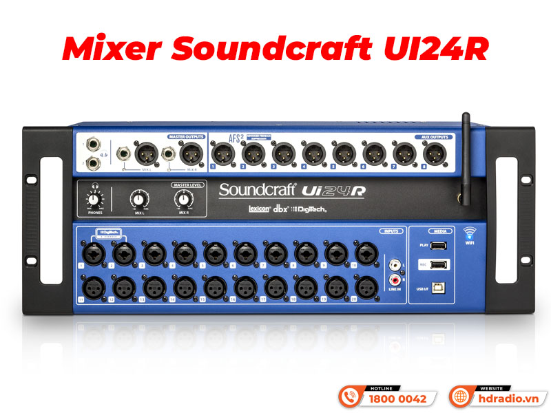 Mixer Kỹ Thuật Số Soundcraft UI24R