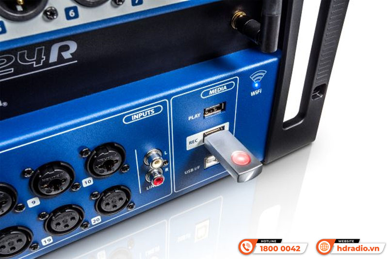 Mixer Kỹ Thuật Số Soundcraft UI24R