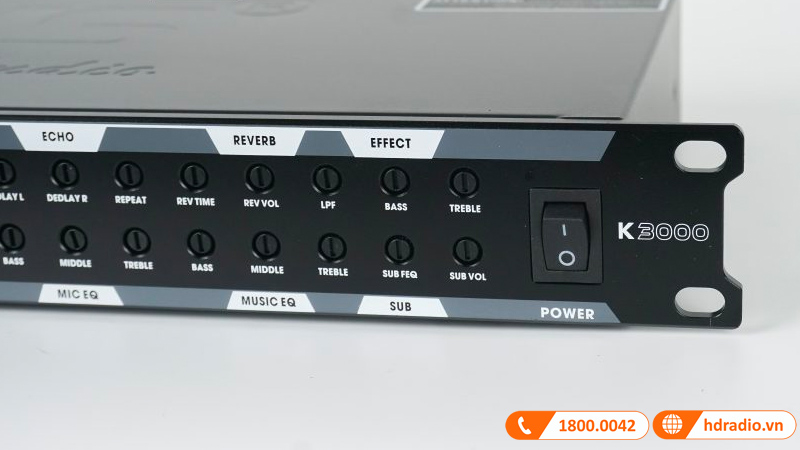 Vang cơ CAVS K3000, Bluetooth 5.0, Optical, USB, Tích Hợp Equalizer Micro và Music, Feedback 3 chế độ-9