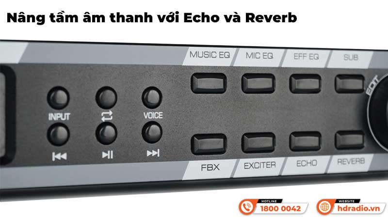 Echo và Reverb Vang cơ CAVS K3000 Pro
