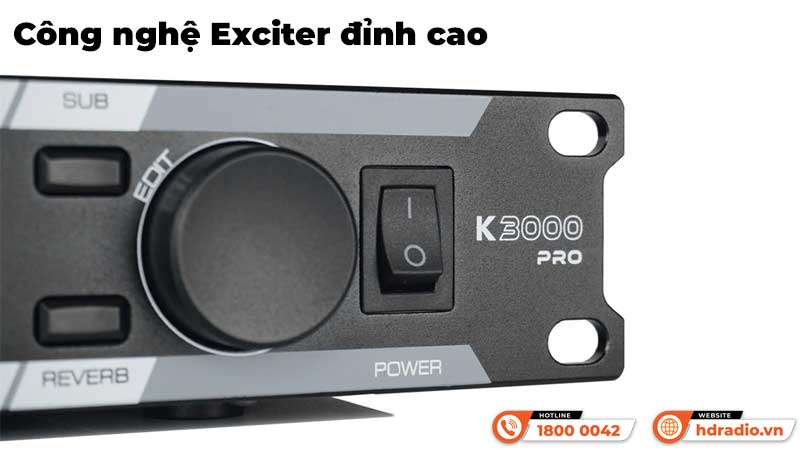 Công nghệ Exciter Vang cơ CAVS K3000 Pro