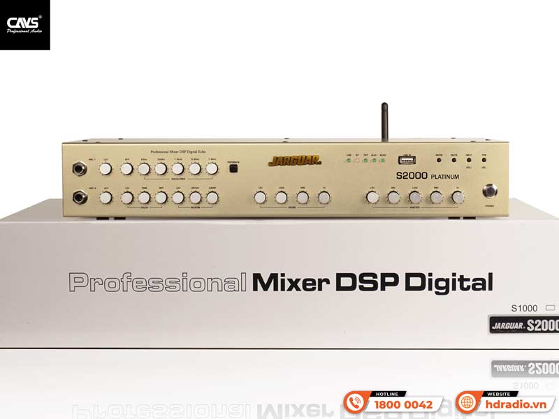 Vang cơ Jarguar S2000 Platinum, 3CH, Optical, Chống hú rít AF, Bluetooth-1