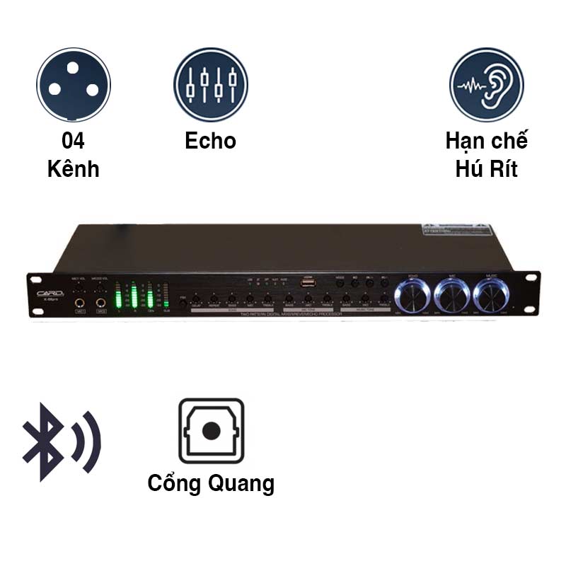 Vang cơ CARD K88 Pro, Optical, Bluetooth, Echo Pro