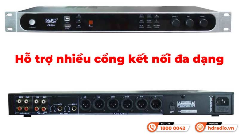 Kết nối Vang số Neko CB368