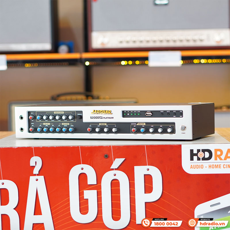 Vang Cơ Jarguar S2000 AF Platinum (2025) 4CH, Bluetooth 5.0, Reverb, Echo-3