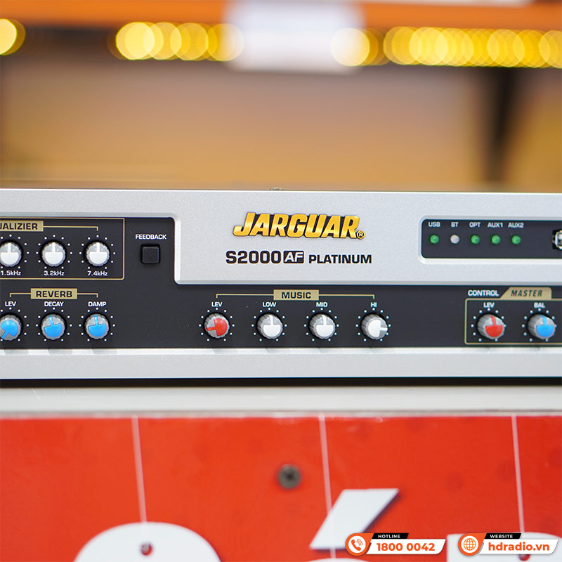 Vang Cơ Jarguar S2000 AF Platinum (2025) 4CH, Bluetooth 5.0, Reverb, Echo-5